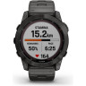 Часы GARMIN FENIX 7X SAPPHIRE SOLAR CARBON COATED TITANIUM GRAY (DLC) VENTILATED TITANIUM GRAY CARBON COATED (DLC) STRAP 11164